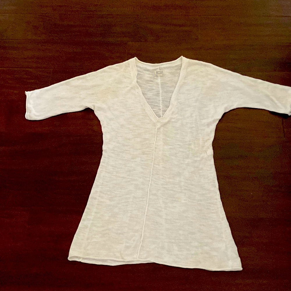 Converse one star Women White Sweater size S